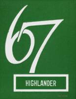 Highland High School 1967 yearbook cover photo
