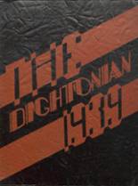 Dighton High School 1939 yearbook cover photo