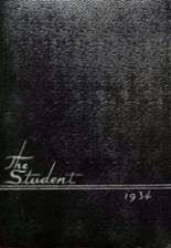 Port Huron High School 1934 yearbook cover photo