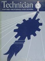 Chicago Vocational 1966 yearbook cover photo