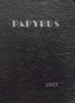 Pendleton Heights High School 1937 yearbook cover photo