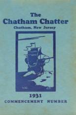 Chatham High School 1931 yearbook cover photo