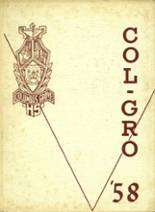 1958 Columbus Grove High School Yearbook from Columbus grove, Ohio cover image
