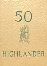 Scotland High School 1950 yearbook cover photo