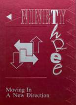 1993 White Cloud High School Yearbook from White cloud, Michigan cover image