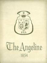 Sacred Heart Academy 1954 yearbook cover photo