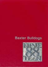 Baxter High School 1988 yearbook cover photo
