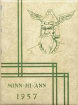 Minneota Public High School 1957 yearbook cover photo