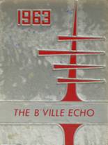 Blanchardville High School 1963 yearbook cover photo