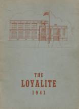 Loyal High School 1941 yearbook cover photo