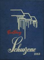 Schurz High School 1943 yearbook cover photo