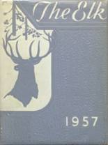 Elkhorn High School 1957 yearbook cover photo