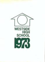 West Side High School 1973 yearbook cover photo