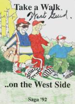 West Bend High School 1992 yearbook cover photo