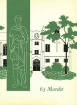 St. Martin De Porres High School 1963 yearbook cover photo