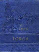 1955 Lake Linden Hubbell High School Yearbook from Lake linden, Michigan cover image