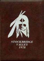 Stockbridge Valley High School 1978 yearbook cover photo