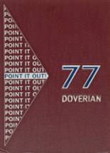 Dover High School 1977 yearbook cover photo