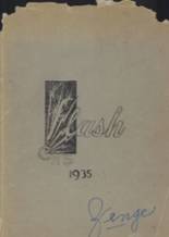 Canton High School 1935 yearbook cover photo