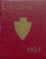 Calumet High School 1954 yearbook cover photo