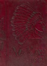Wamego High School 1951 yearbook cover photo