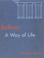 Balboa High School 1963 yearbook cover photo
