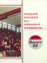 Dallas County R-1 High School 1984 yearbook cover photo