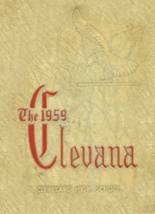 Cleveland High School 1959 yearbook cover photo