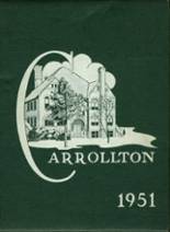 Carrollton Community High School 1951 yearbook cover photo