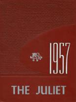 Romeo High School 1957 yearbook cover photo