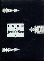 Geneseo Central School 1953 yearbook cover photo