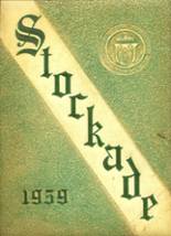 St. Simon Stock High School 1959 yearbook cover photo