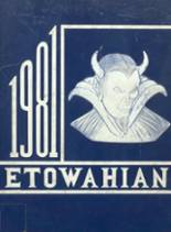 Etowah High School 1981 yearbook cover photo