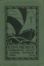 Commerce High School 1919 yearbook cover photo