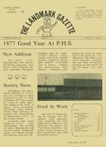 Pendleton High School 1977 yearbook cover photo
