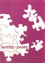 Notre Dame High School 1985 yearbook cover photo