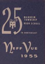 Manheim Township High School 1955 yearbook cover photo