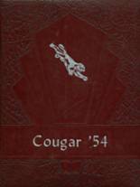 Cale High School 1954 yearbook cover photo