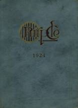 South Coffeyville High School 1924 yearbook cover photo