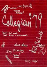 Collegiate School 1979 yearbook cover photo