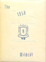 Harrisonville High School 1958 yearbook cover photo