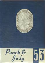 Eastern High School 1953 yearbook cover photo