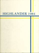 Highland Park High School 1984 yearbook cover photo
