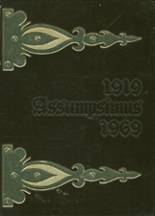 1969 Mt. Assumption Institute Yearbook from Plattsburgh, New York cover image