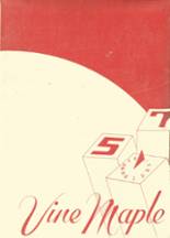 Columbia Adventist Academy 1957 yearbook cover photo