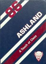 Ashland High School 1986 yearbook cover photo
