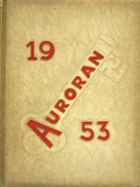 Muscatine High School 1953 yearbook cover photo