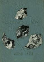 Lane Technical High School 1955 yearbook cover photo