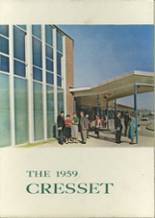 Hamilton East-Steinert High School 1959 yearbook cover photo