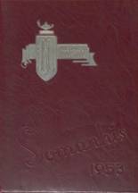 Manchester High School 1953 yearbook cover photo